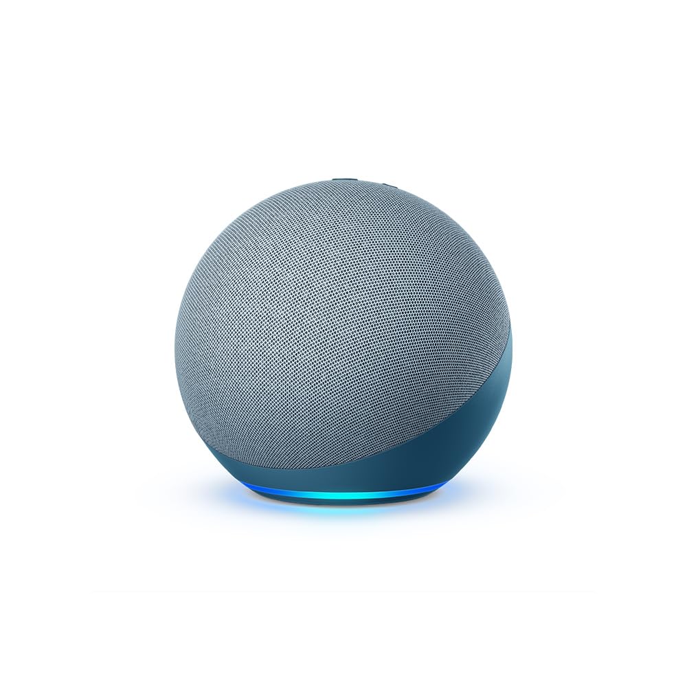 Amazon Echo (newest model), Alexa speaker with premium sound, Ideal for large bedrooms, living rooms and kitchens, Twilight Blue