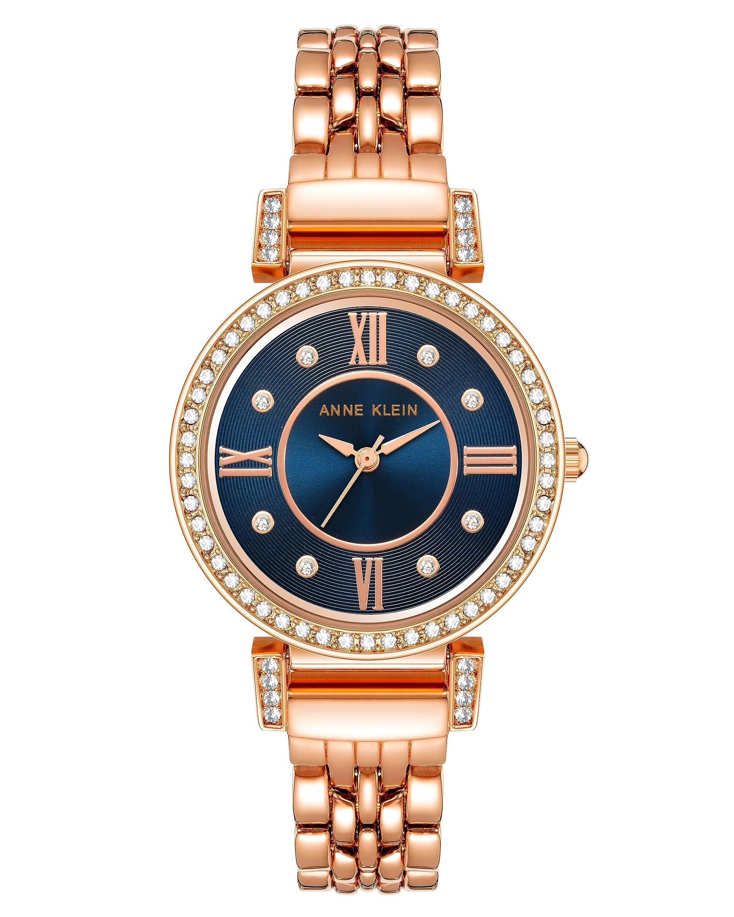 Anne Klein Women's Premium Crystal Accented Bracelet Watch, AK/2928