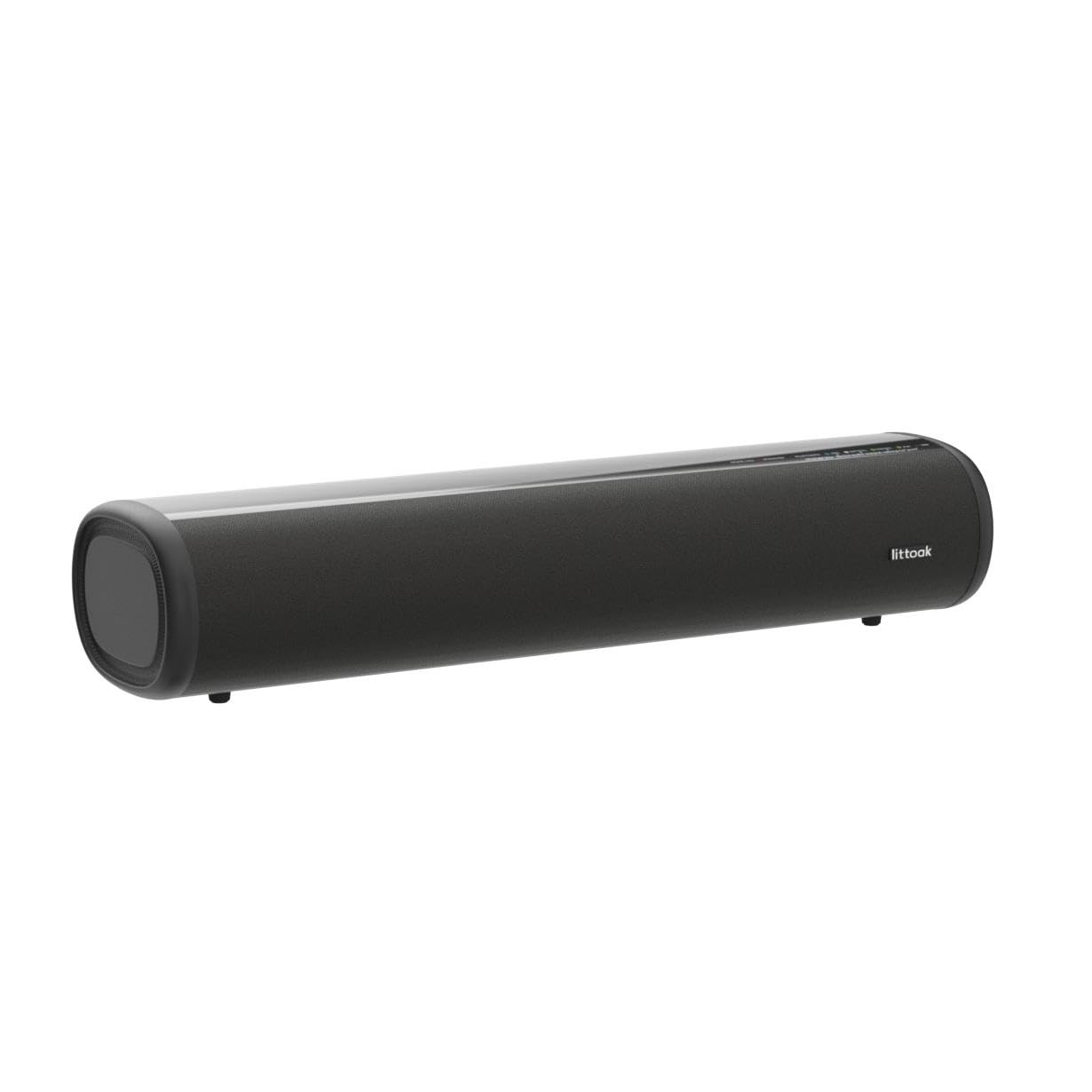 LITTOAK HDMI Sound Bar for TV, Bluetooth Small TV Soundbar Speaker, Optical/HDMI/Aux/Coax/USB/Bluetooth Connection for TV, PC, Projectors, Includes Remote Control, 16 inch