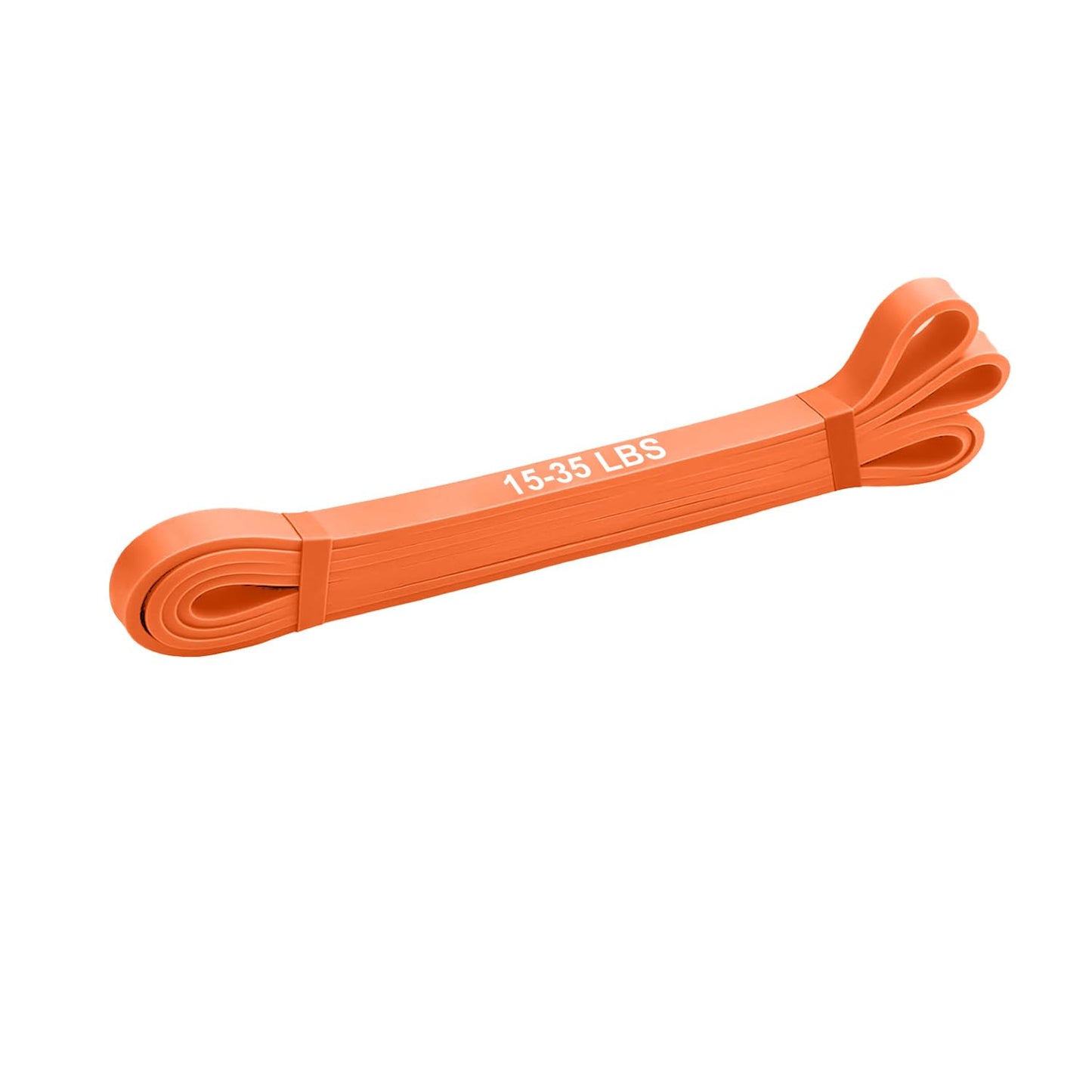 ROSAPOAR Resistance Band Pull up Band Fitness Exercise Bands Natural Latex for Workout Body Stretch Powerlifting Band Fitness Sport Training at Home/The Gym - Light Orange