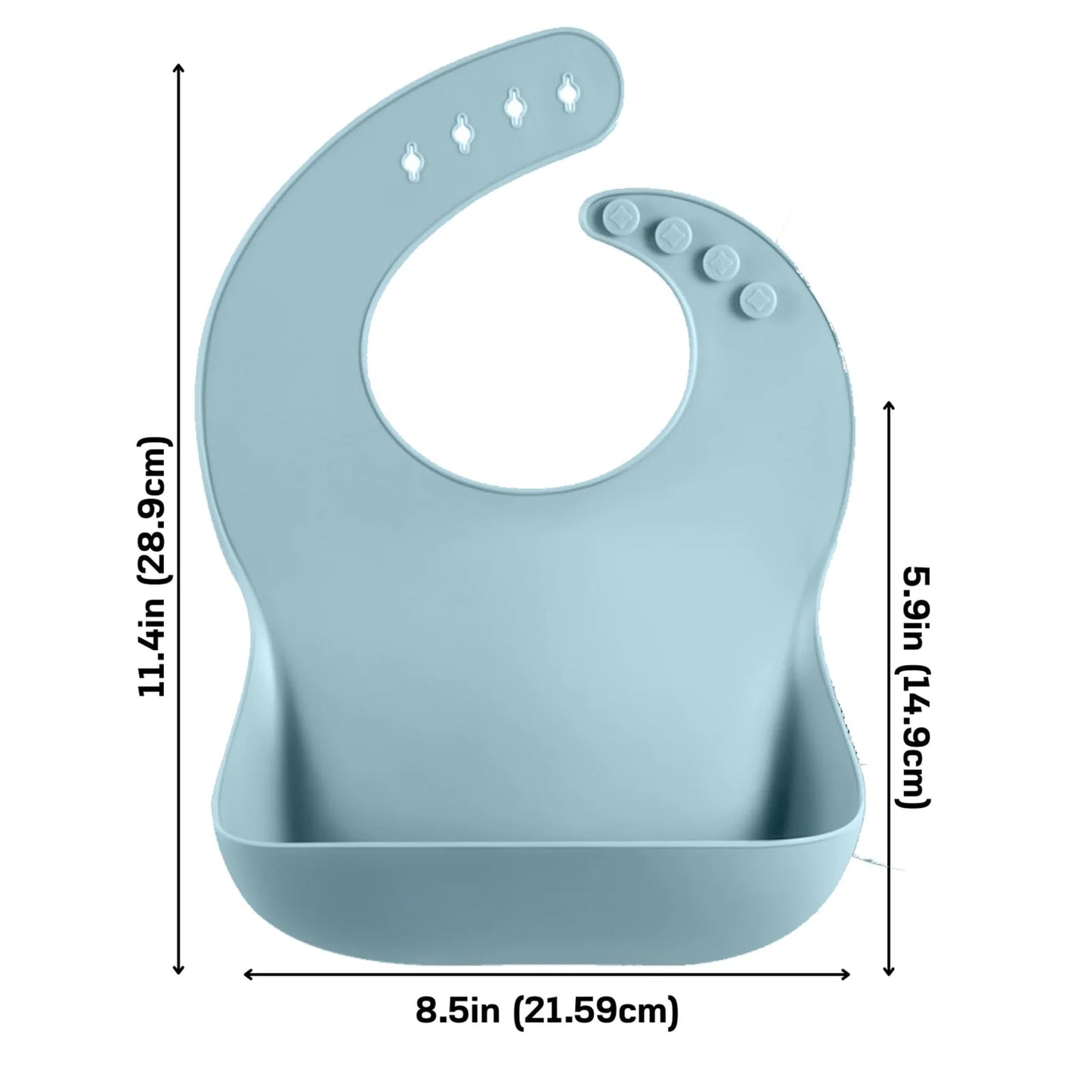 PandaEar Silicone Baby Feeding Set | 11PCS Baby Led Weaning Supplies Self Feeding Utensils | Divided Suction Plate Bowl Bibs Sippy Cup with Baby Food Pouch Snack Container Spoons Forks, Blue