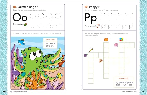 My Kindergarten Workbook: 101 Games and Activities to Support Kindergarten Skills, for Kids Ages 5-6 (My Workbook)
