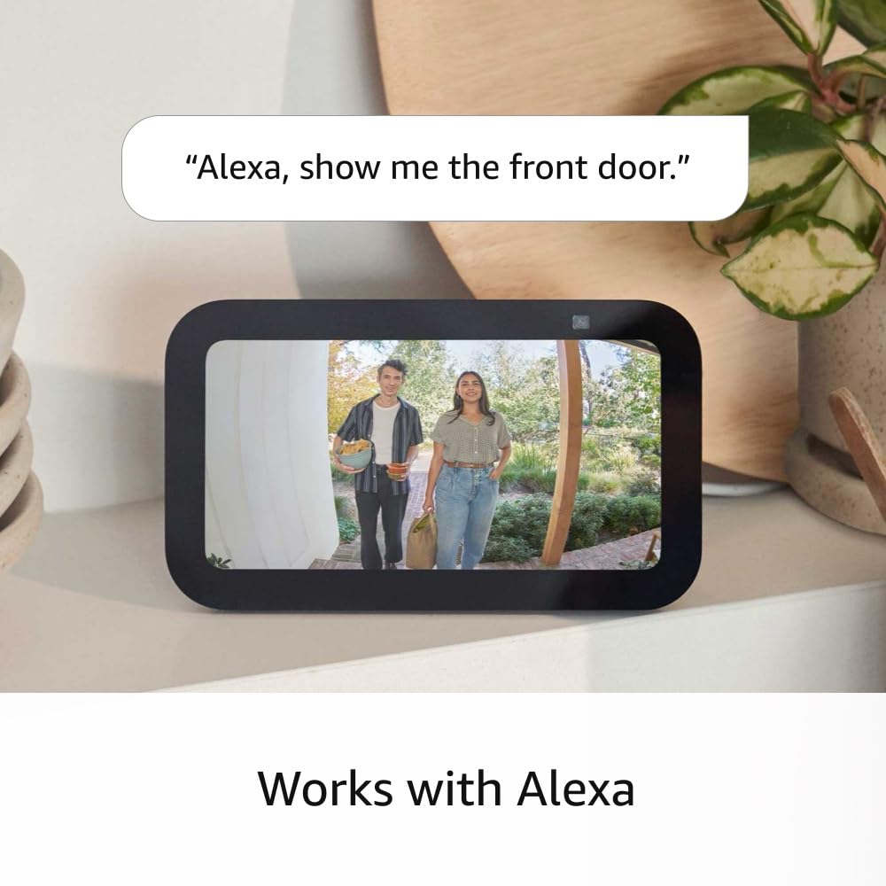 Ring Battery Doorbell, Head-to-Toe Video, Live View with Two-Way Talk, and Motion Detection & Alerts (newest model), Satin Nickel