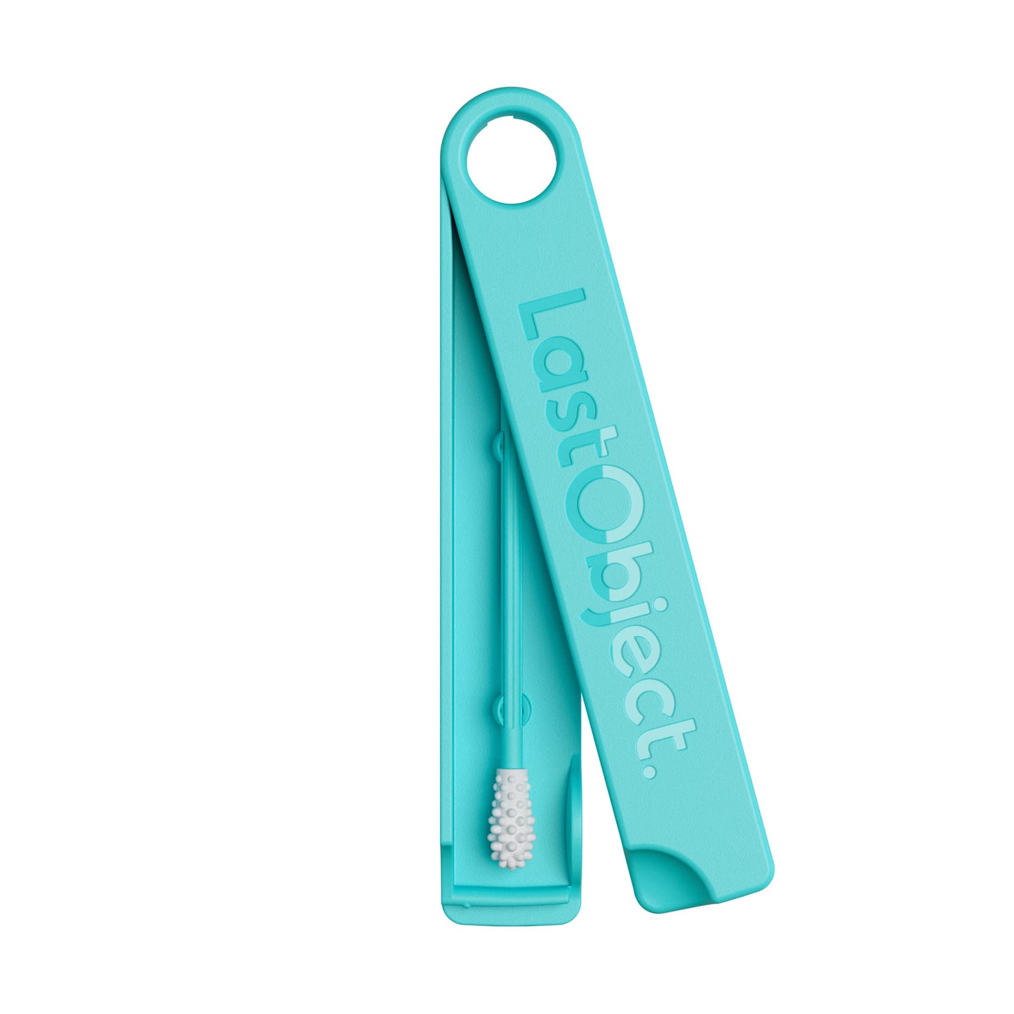 LastSwab® Reusable Cotton Swabs for Ear Cleaning - The Sustainable and Sanitary Alternative to Single-Use Q Tips - Zero Waste and Easy to Clean - Comes with a Convenient Travel Case Holder - Peach