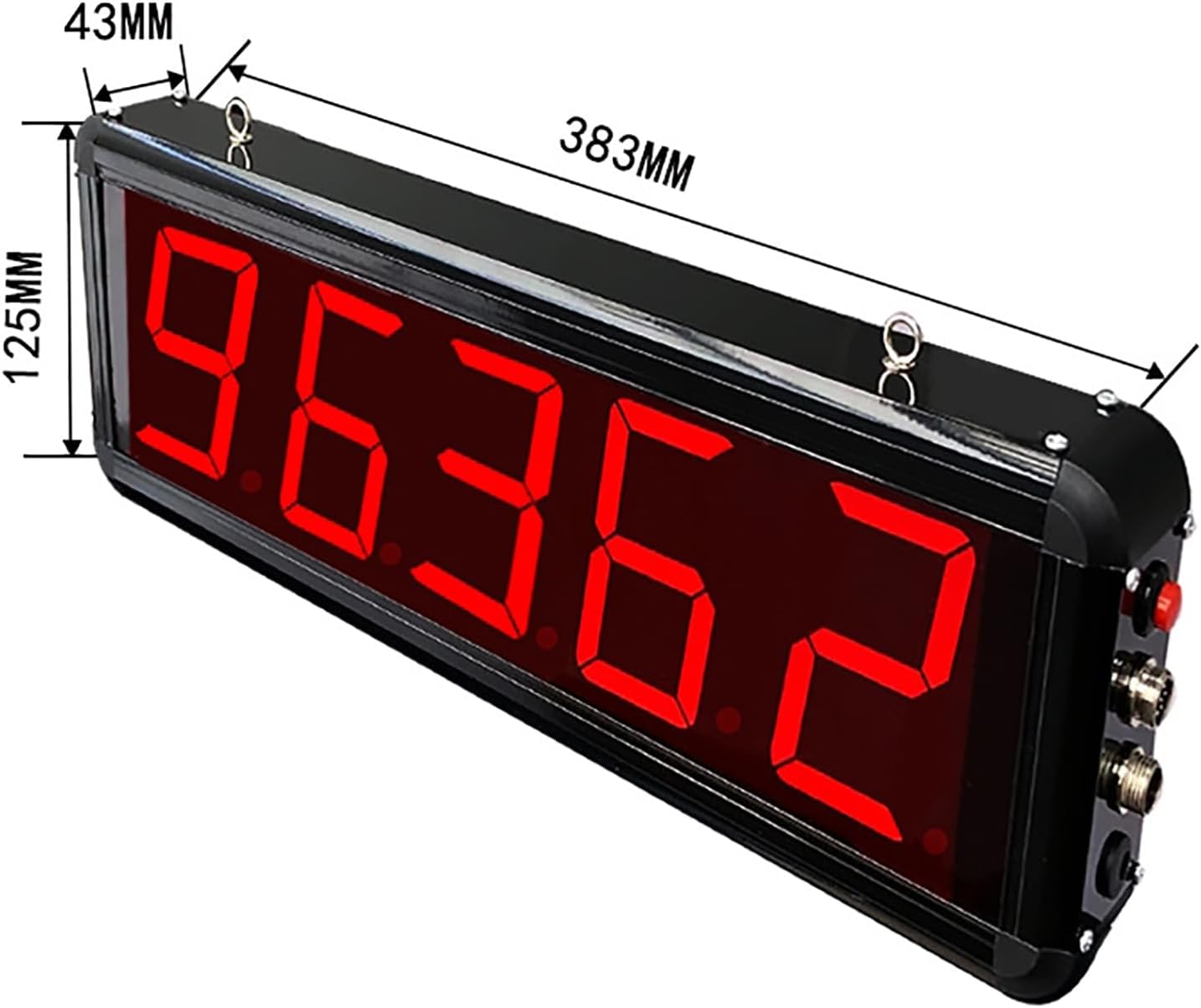 Digital Counter, Production Line Counter with Infrared Through-Beam Probe, Counting Up to 99999, Sensor Distance 5M, Power-Off Memory Function, Suitable for Factories and Workshops