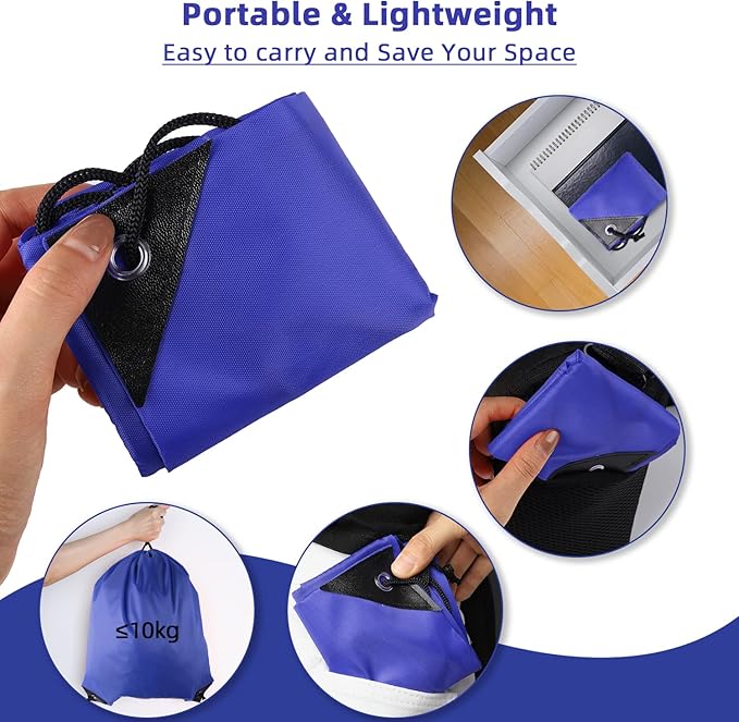 GoodtoU Drawstring Backpack Bulk Drawstring Bags 48 Pcs Blue Draw String Back Sack for Gym Travel