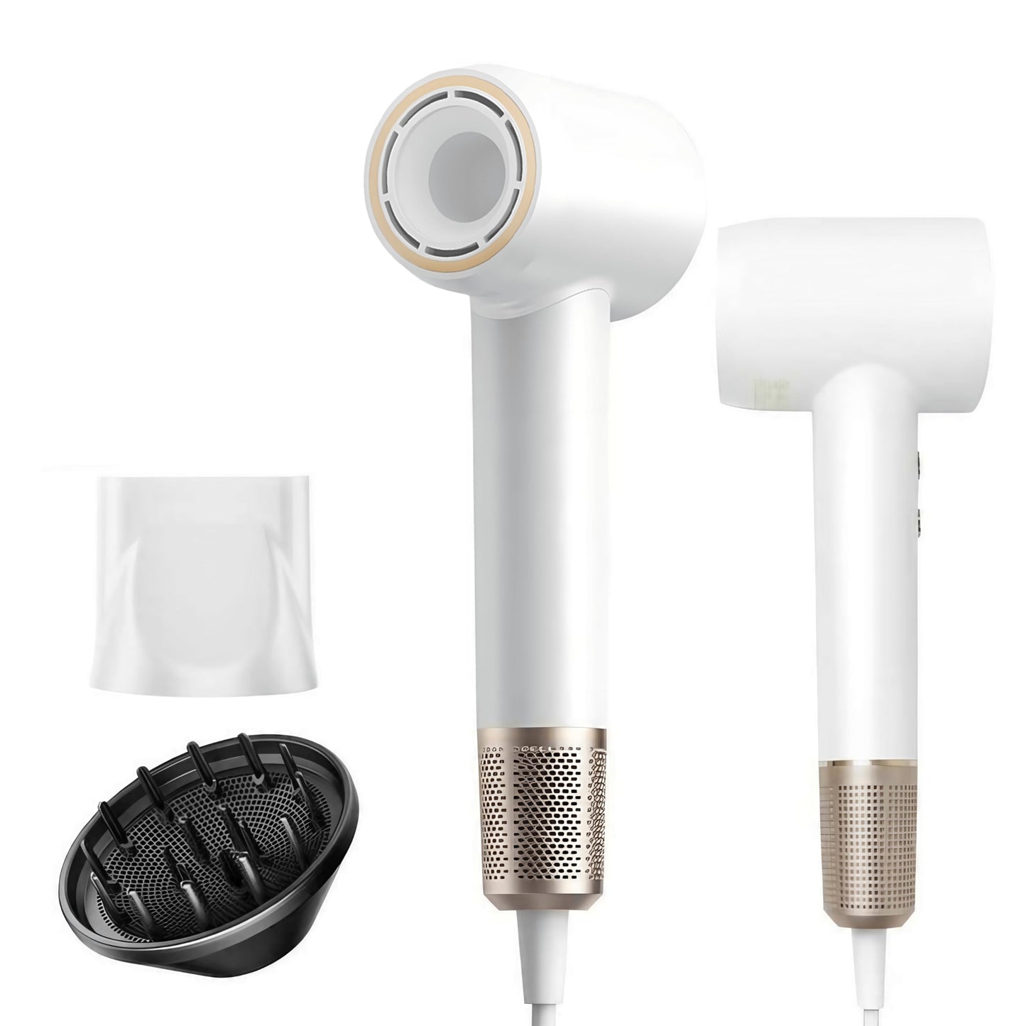 Saragami Hair Dryer Blow Dryer Women Air Diffuser Ionic Supersonic Quiet Professional High Speed Negative Ion Fast Drying