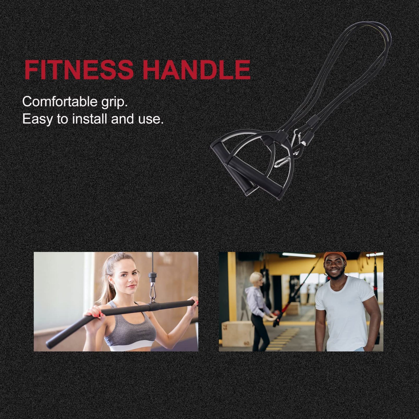 VOSAREA 1 Pair of Stepper Resistance Bands Fitness Pull Ropes Fitness Resistance Belts